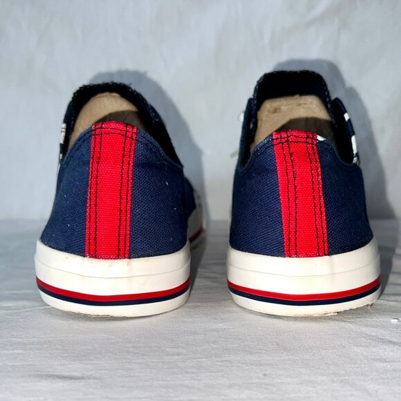 New England Patriots Men's FOCO Low Top Canvas Sneakers, Size 10, EUC! - Picture 10 of 13